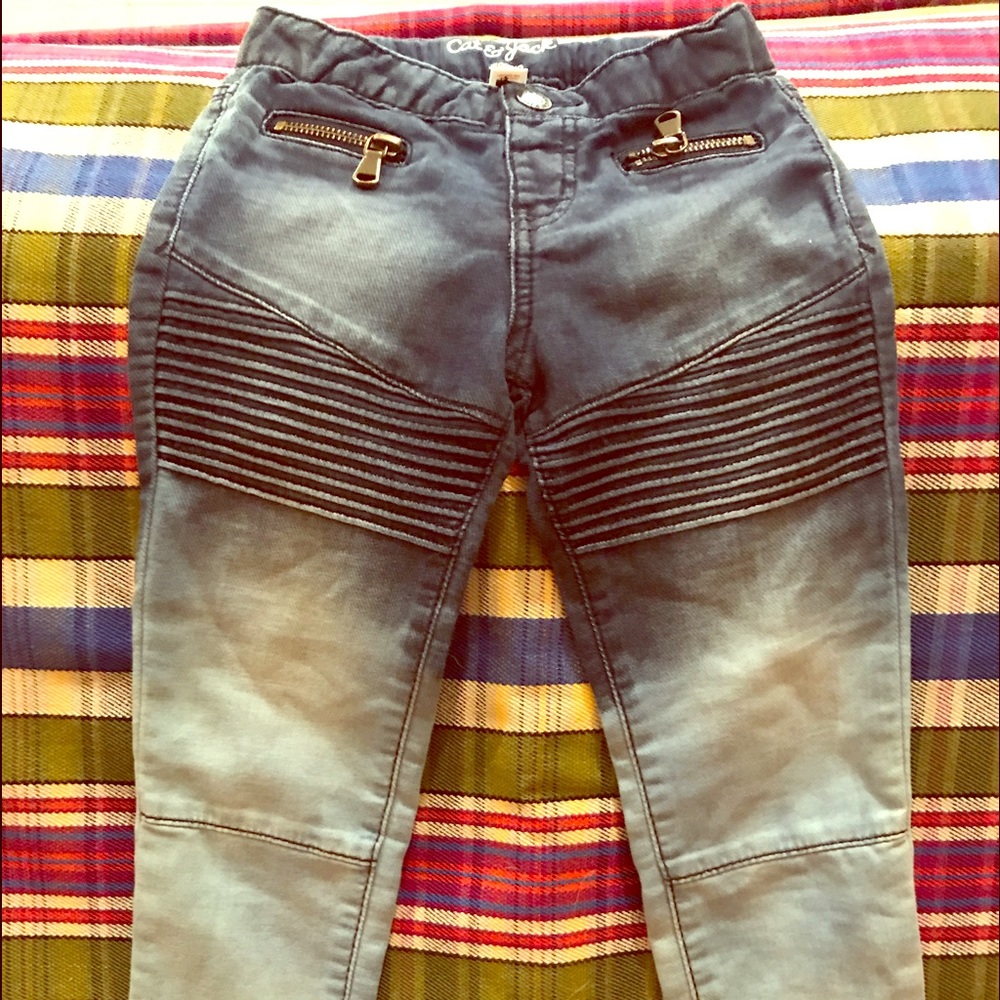 Cat and Jack Girls Moto Jeggings Size 4